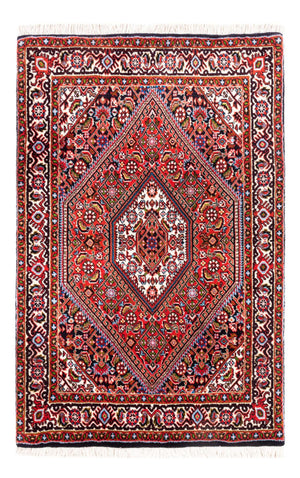 Perzisch tapijt - Bijar - Koninklijk - 104 x 72 cm - rood