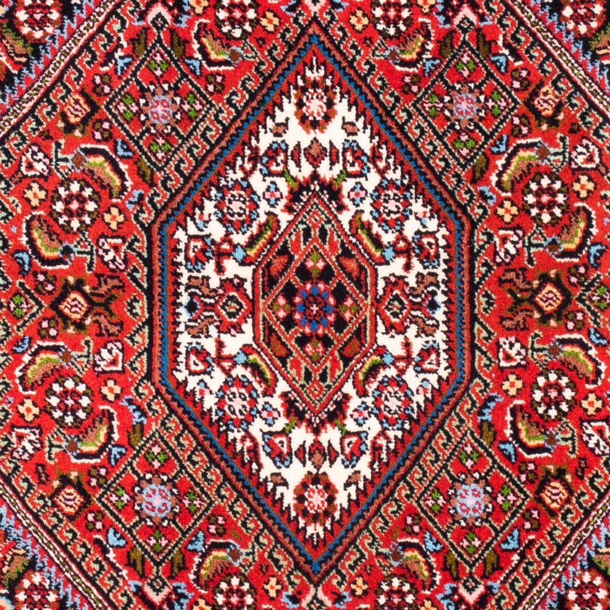 Perzisch tapijt - Bijar - Koninklijk - 104 x 72 cm - rood