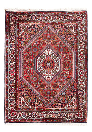 Perzisch tapijt - Bijar - Koninklijk - 94 x 72 cm - rood