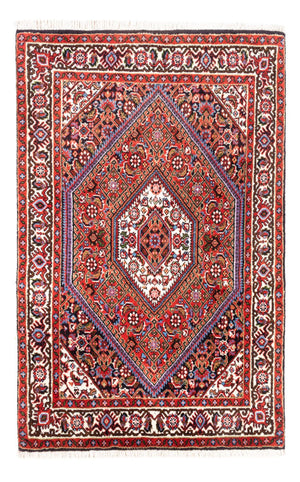 Perzisch tapijt - Bijar - Koninklijk - 104 x 70 cm - rood