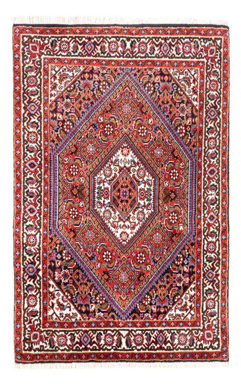 Perzisch tapijt - Bijar - Koninklijk - 104 x 70 cm - rood