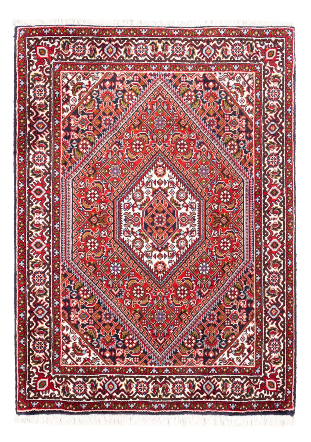 Perzisch tapijt - Bijar - Koninklijk - 95 x 72 cm - rood
