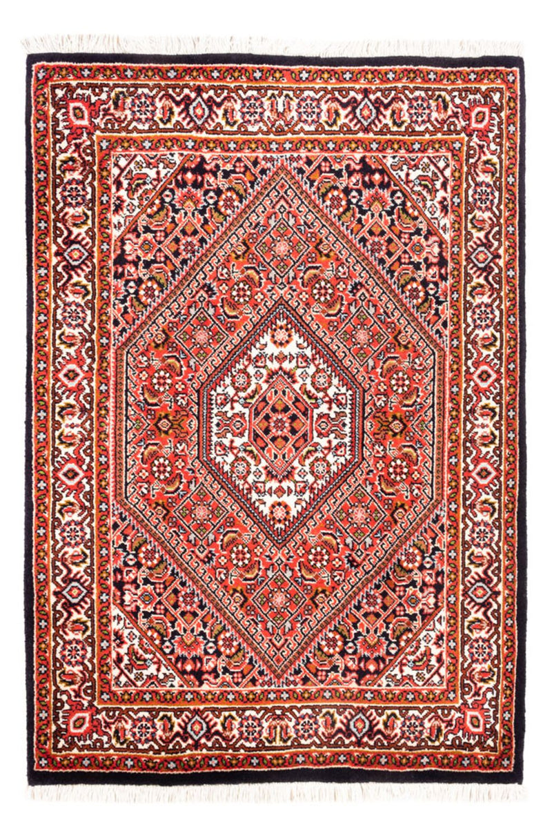 Perzisch tapijt - Bijar - Koninklijk - 98 x 70 cm - rood