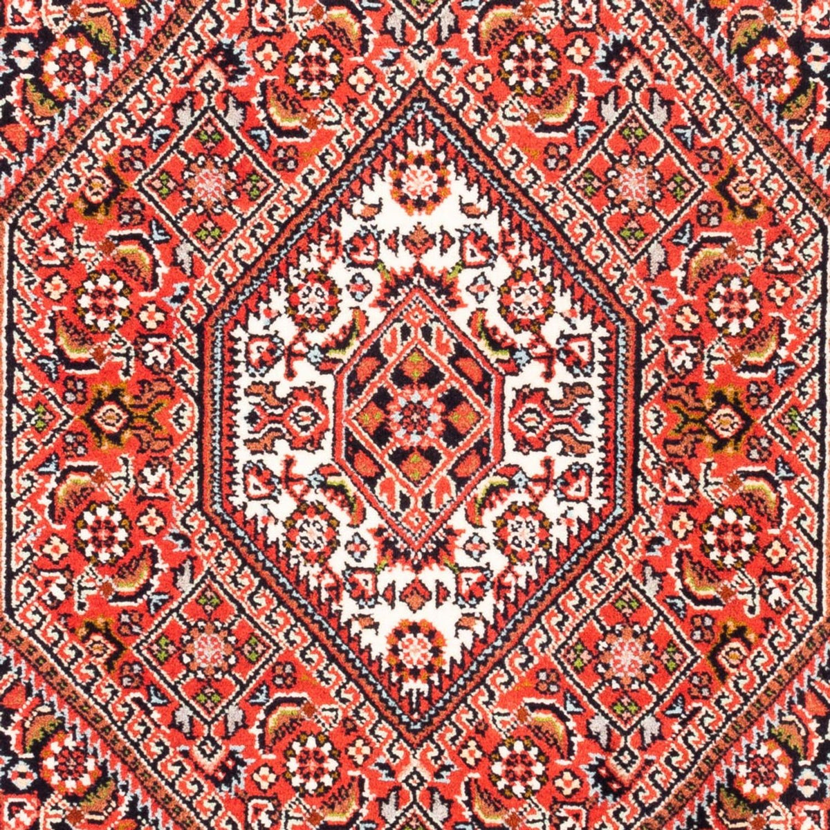 Perzisch tapijt - Bijar - Koninklijk - 98 x 70 cm - rood