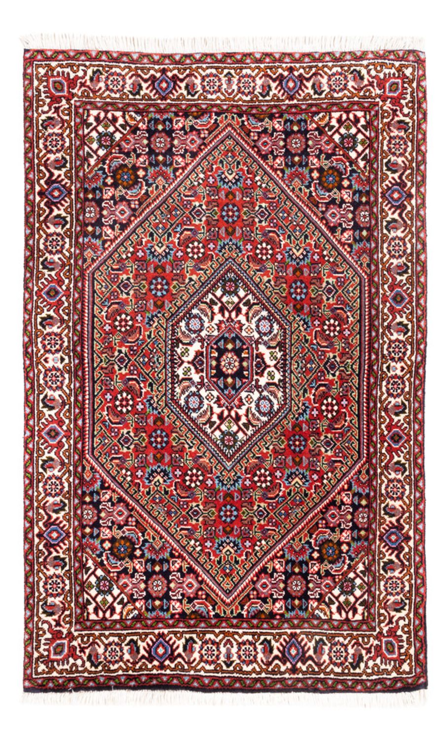 Perzisch tapijt - Bijar - Koninklijk - 102 x 70 cm - rood