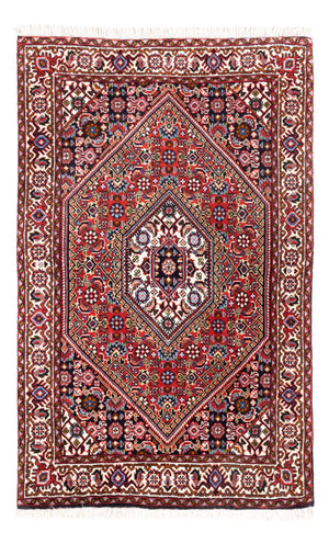 Perzisch tapijt - Bijar - Koninklijk - 102 x 70 cm - rood