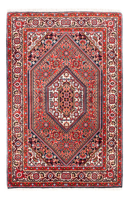Perzisch tapijt - Bijar - Koninklijk - 103 x 70 cm - rood