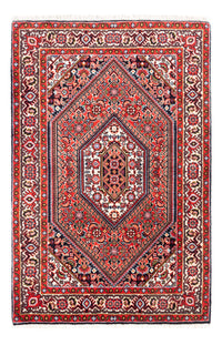 Perzisch tapijt - Bijar - Koninklijk - 103 x 70 cm - rood
