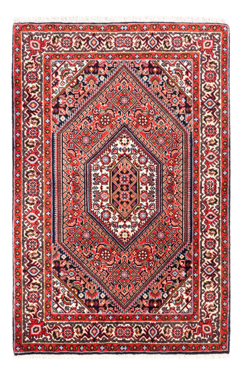 Perzisch tapijt - Bijar - Koninklijk - 103 x 70 cm - rood