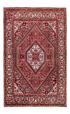 Perzisch tapijt - Bijar - Koninklijk - 104 x 72 cm - rood
