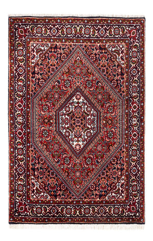 Perzisch tapijt - Bijar - Koninklijk - 100 x 68 cm - rood