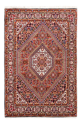 Perzisch tapijt - Bijar - Koninklijk - 90 x 70 cm - rood
