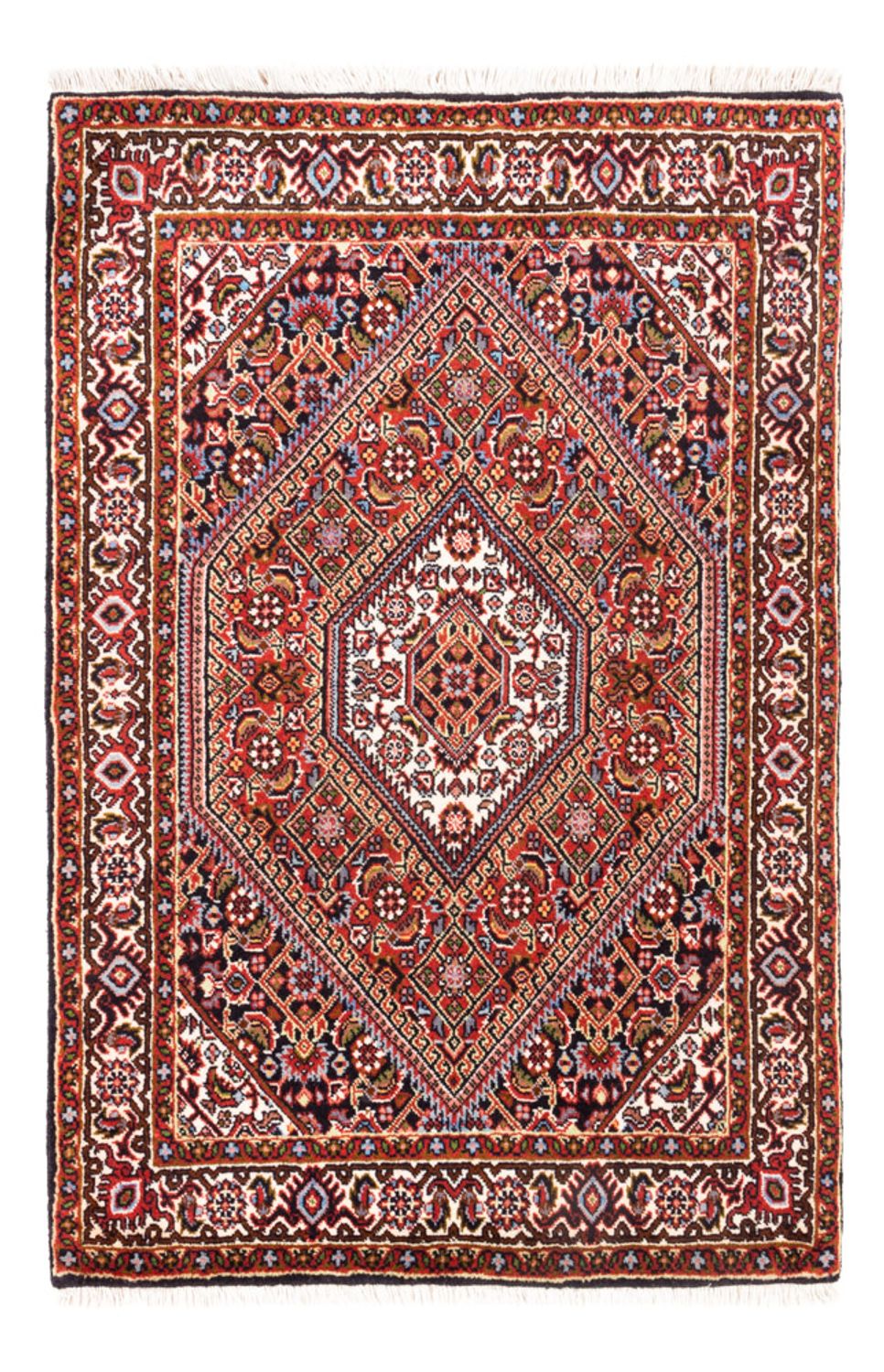 Perzisch tapijt - Bijar - Koninklijk - 90 x 70 cm - rood
