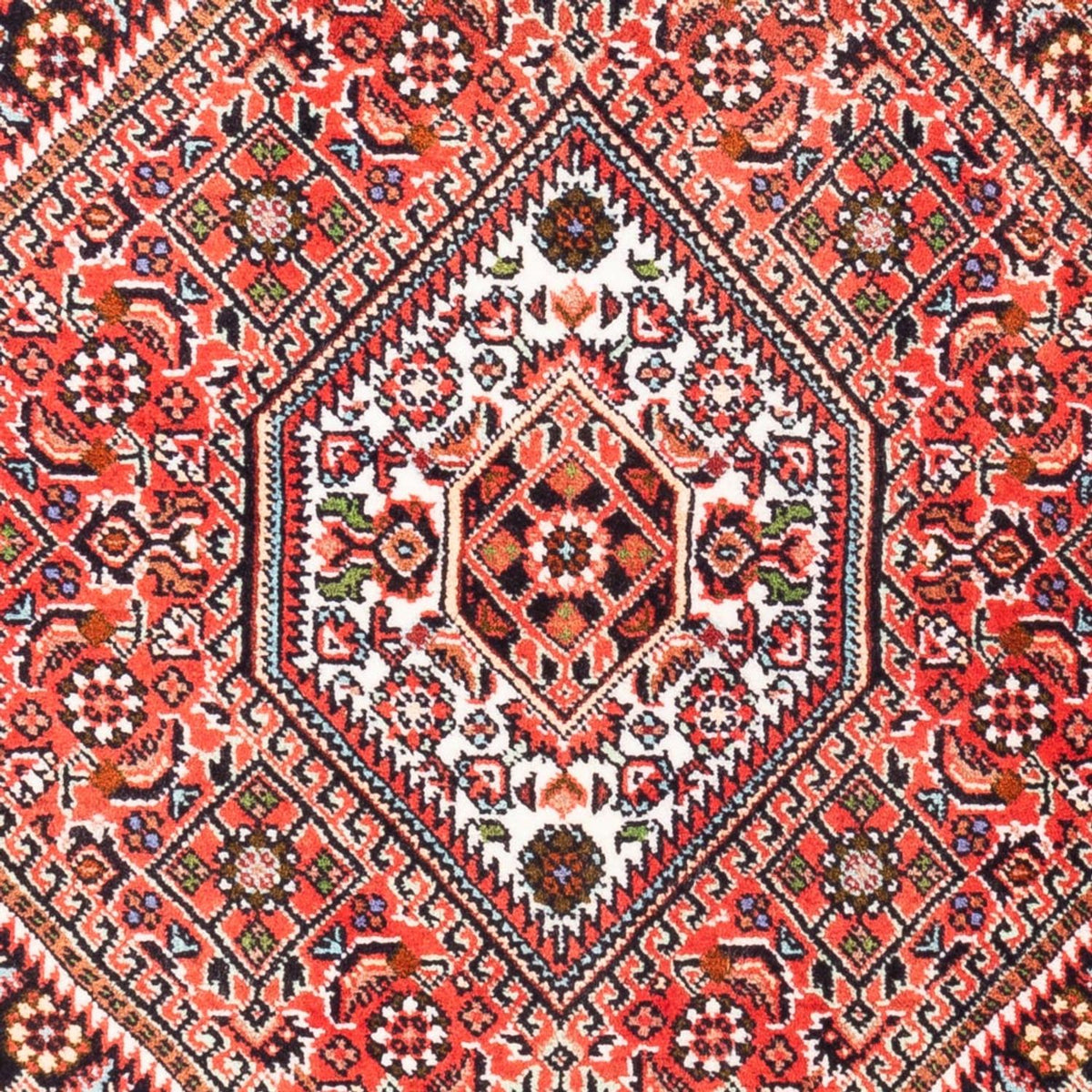 Perzisch tapijt - Bijar - Koninklijk - 94 x 72 cm - rood