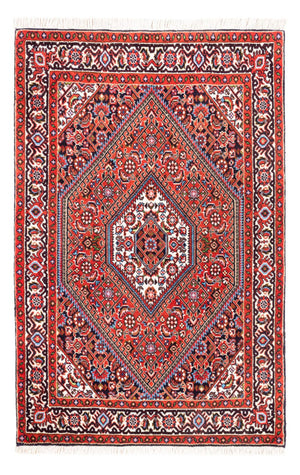 Perzisch tapijt - Bijar - Koninklijk - 104 x 70 cm - rood