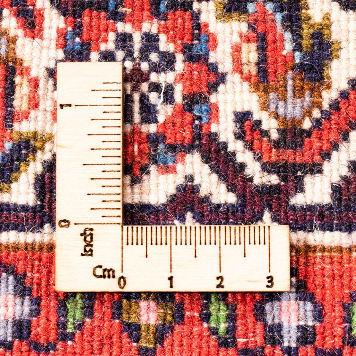 Perzisch tapijt - Bijar - Koninklijk - 104 x 70 cm - rood