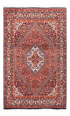 Perzisch tapijt - Bijar - Koninklijk - 104 x 69 cm - rood