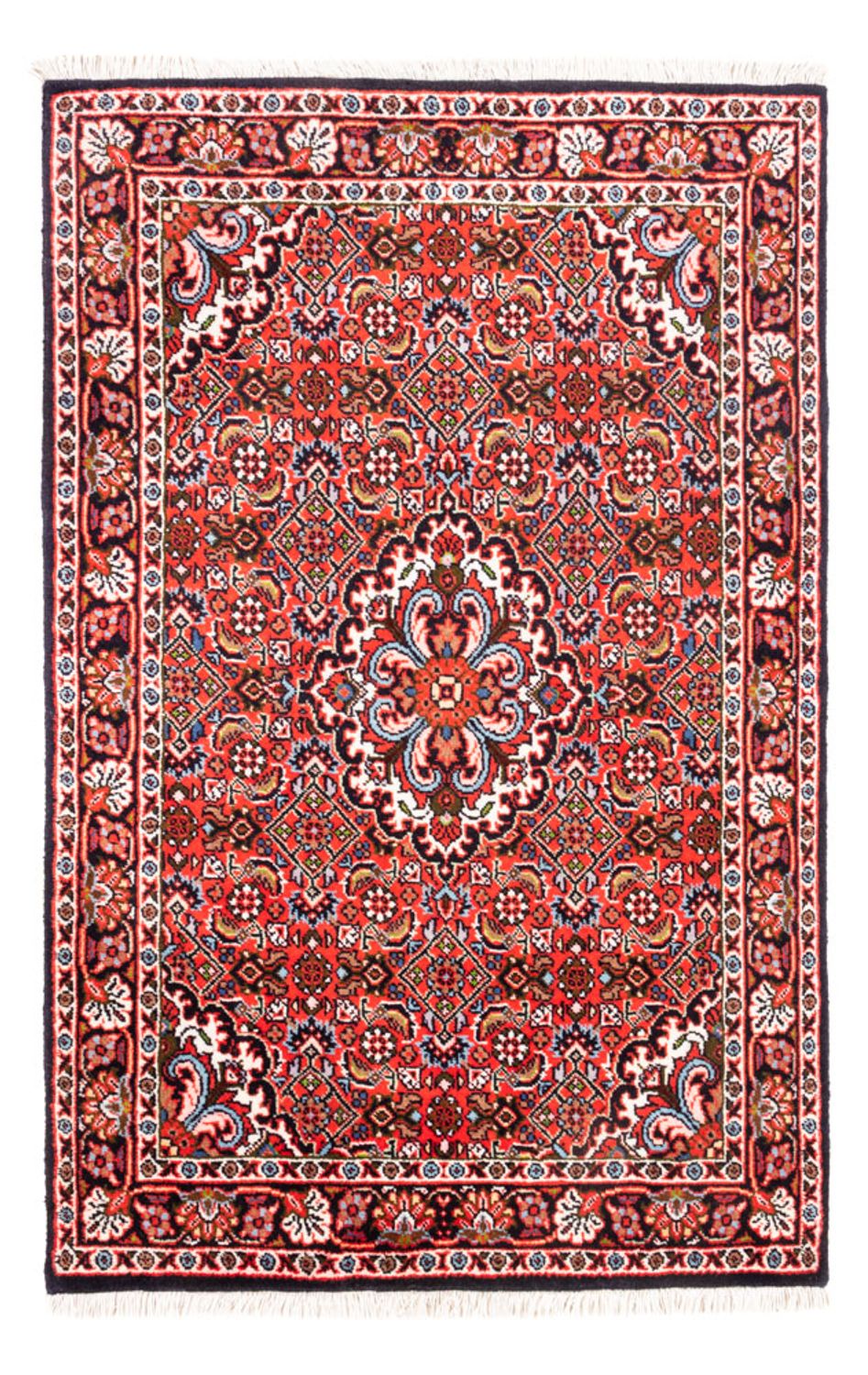 Perzisch tapijt - Bijar - Koninklijk - 98 x 66 cm - rood