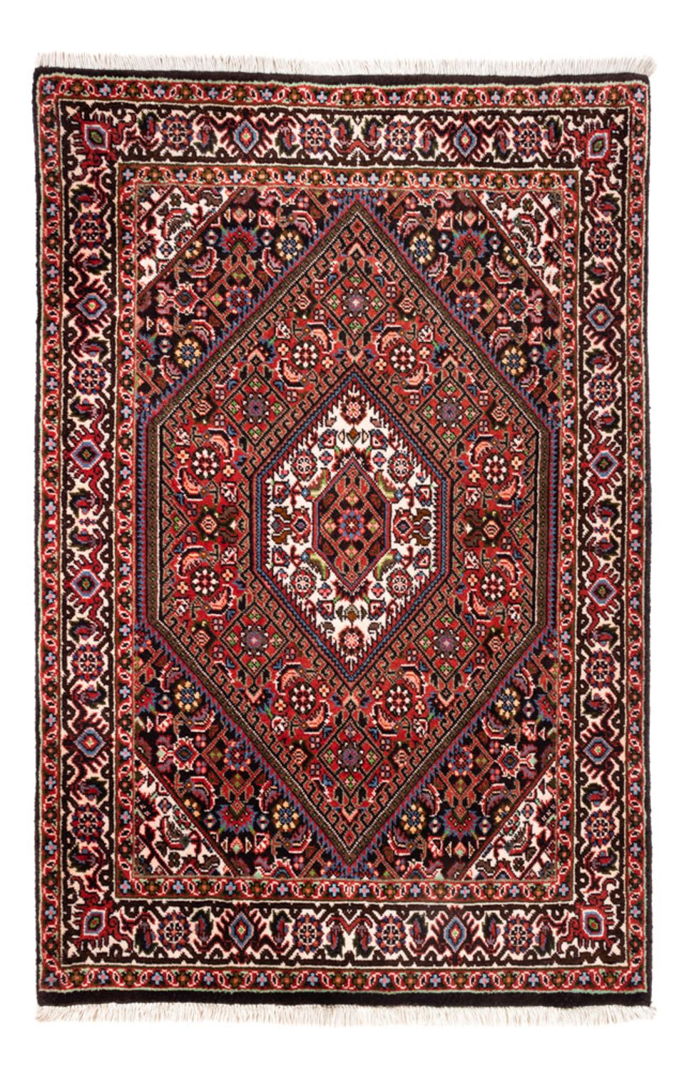 Perzisch tapijt - Bijar - Koninklijk - 98 x 70 cm - rood