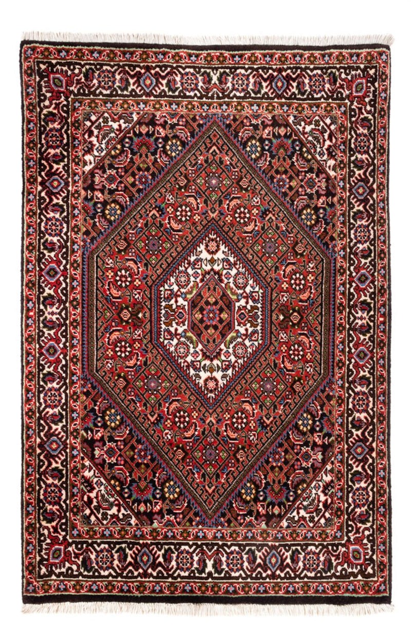 Perzisch tapijt - Bijar - Koninklijk - 98 x 70 cm - rood