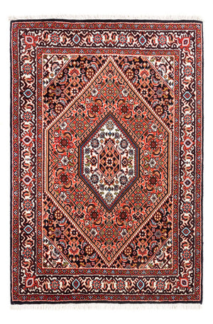 Perzisch tapijt - Bijar - Koninklijk - 105 x 73 cm - rood