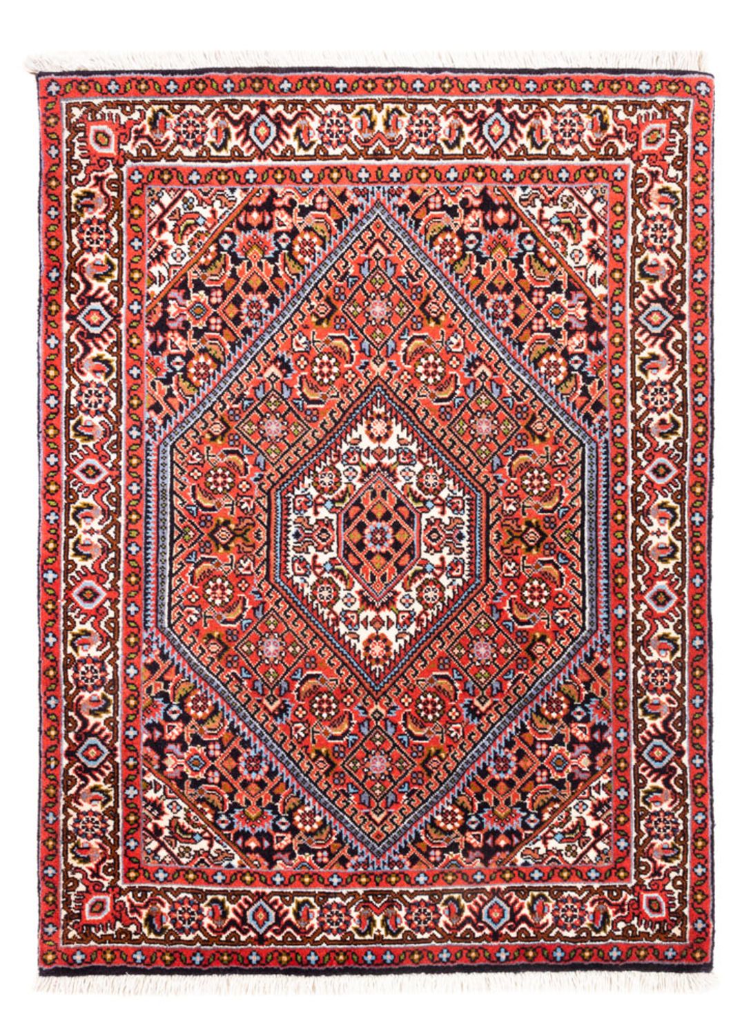 Perzisch tapijt - Bijar - Koninklijk - 97 x 71 cm - rood