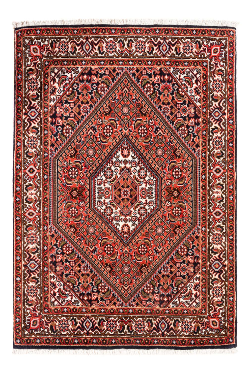 Perzisch tapijt - Bijar - Koninklijk - 104 x 71 cm - rood