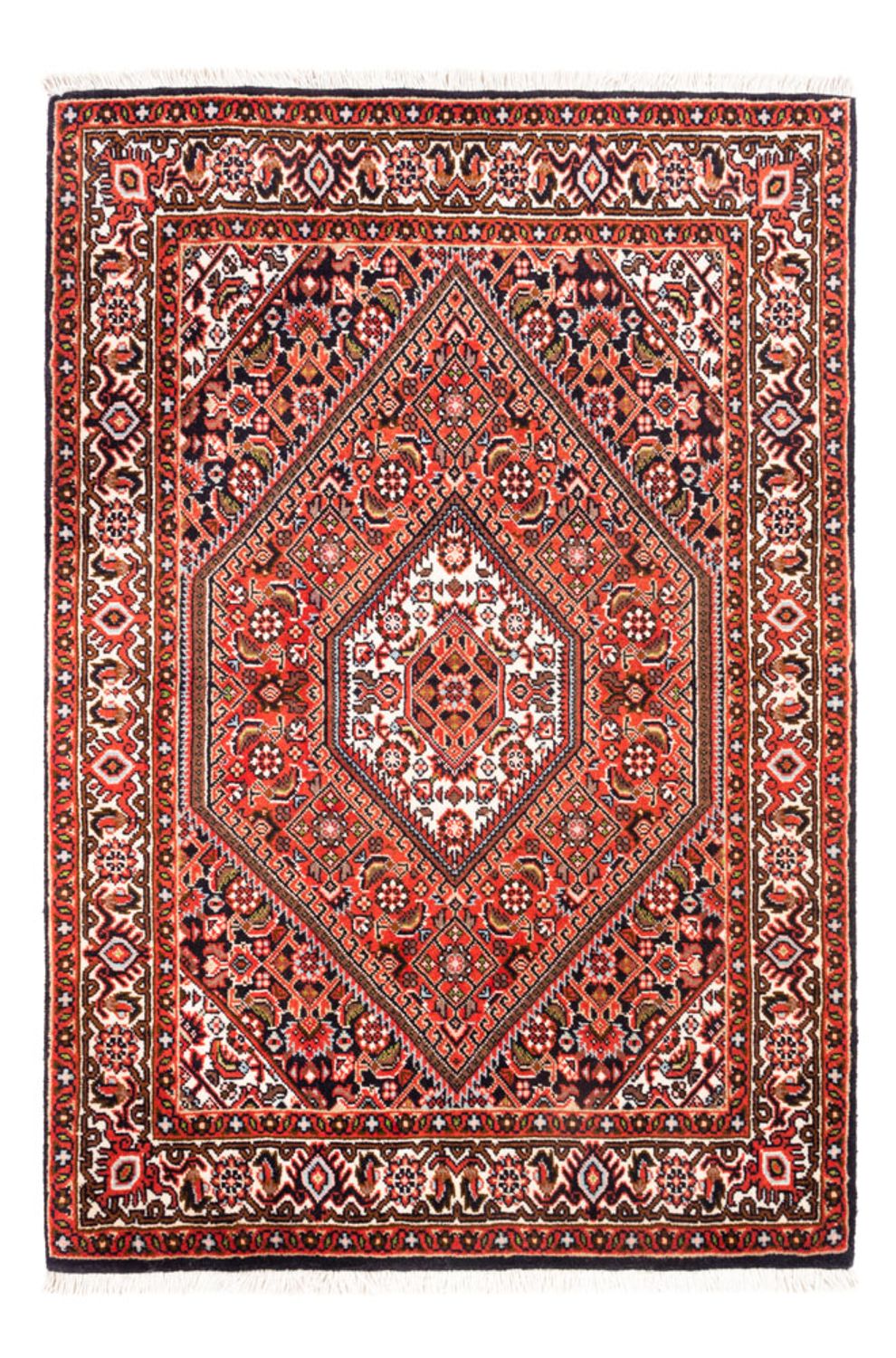 Perzisch tapijt - Bijar - Koninklijk - 102 x 71 cm - rood