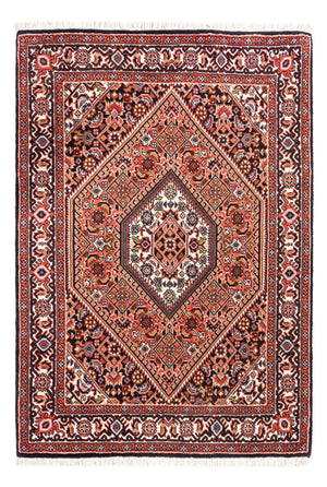 Perzisch tapijt - Bijar - Koninklijk - 104 x 74 cm - rood