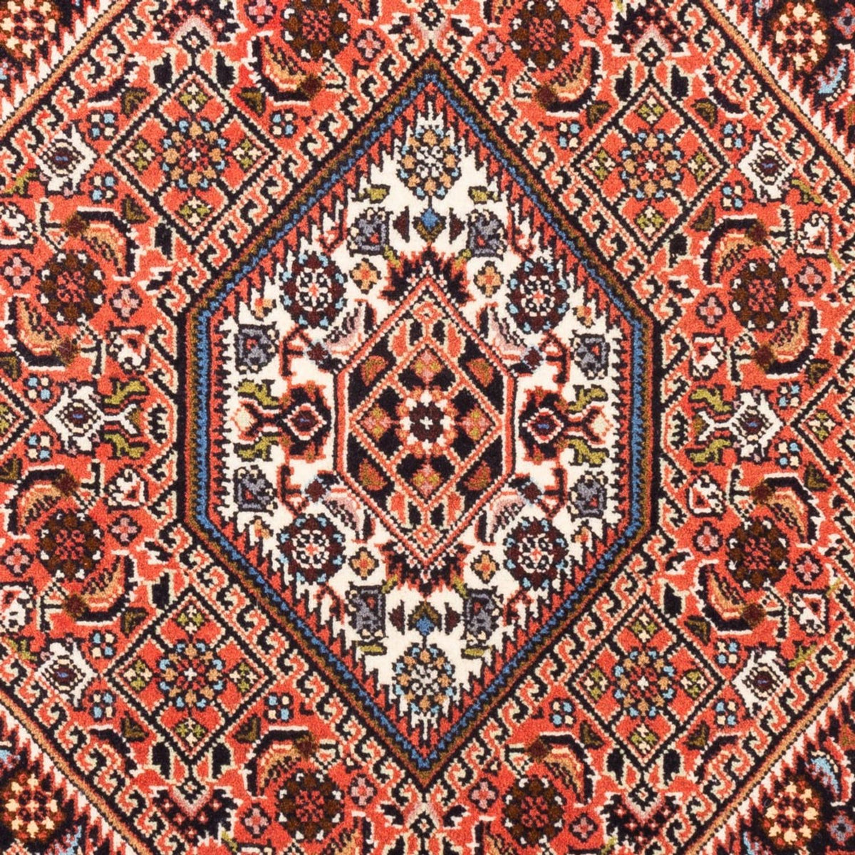 Perzisch tapijt - Bijar - Koninklijk - 104 x 74 cm - rood