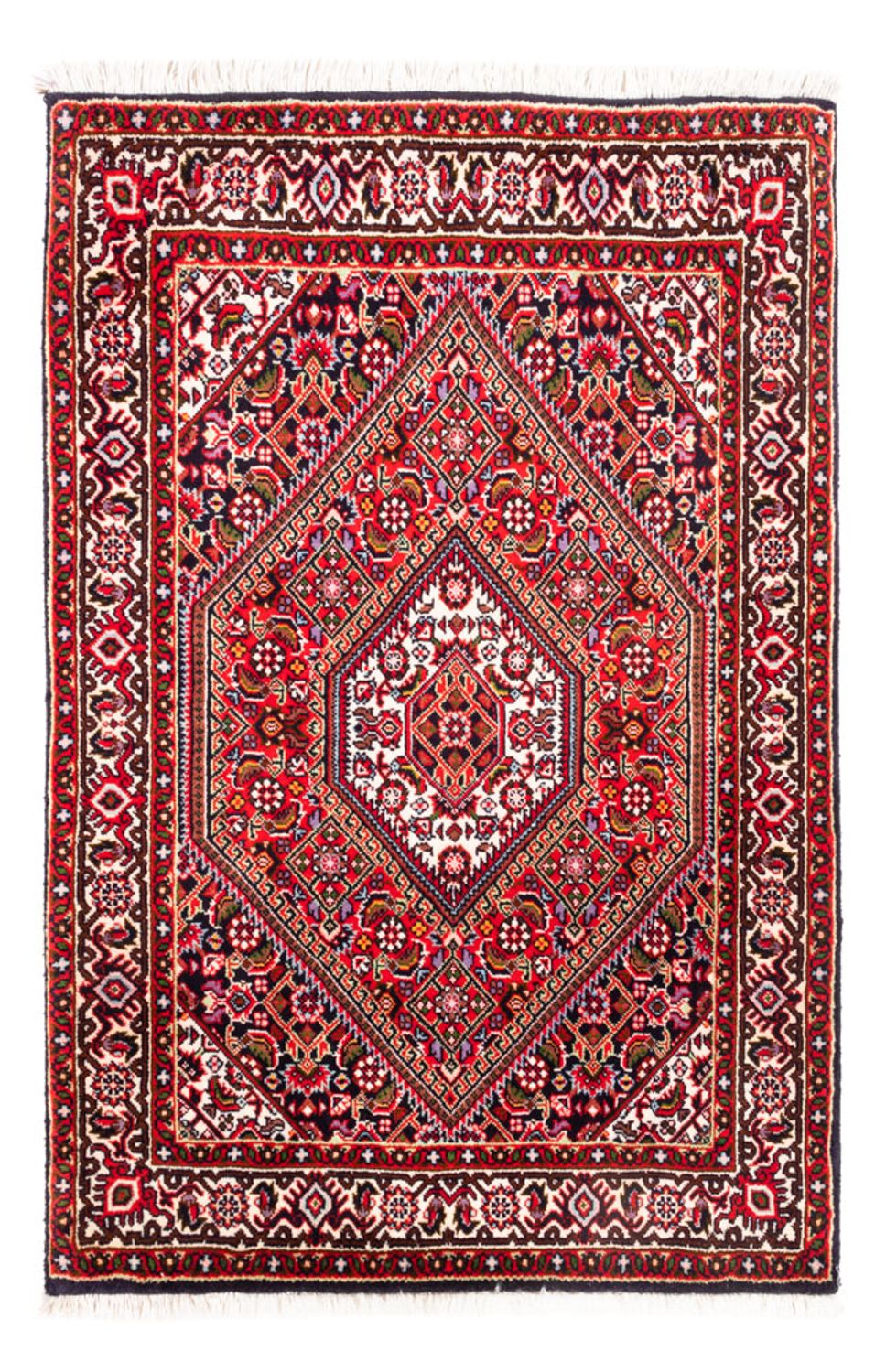 Perzisch tapijt - Bijar - Koninklijk - 95 x 70 cm - rood