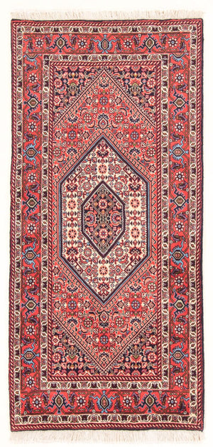Perzisch tapijt - Bijar - Koninklijk - 152 x 78 cm - rood