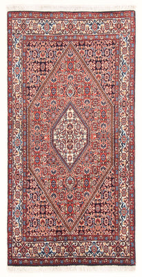 Perzisch tapijt - Bijar - Koninklijk - 151 x 82 cm - rood