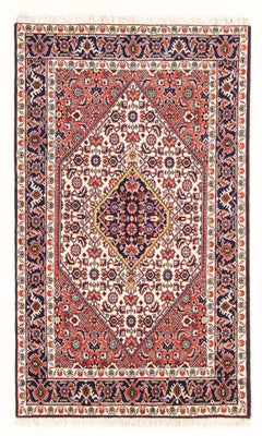Perzisch tapijt - Bijar - Koninklijk - 138 x 84 cm - beige