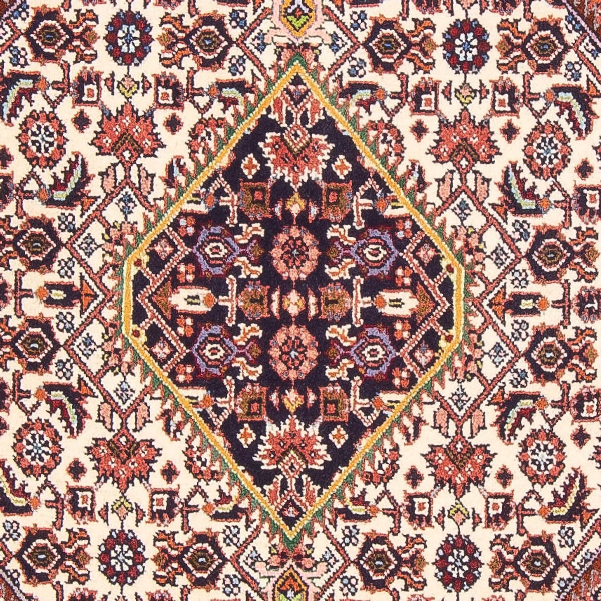 Perzisch tapijt - Bijar - Koninklijk - 138 x 84 cm - beige