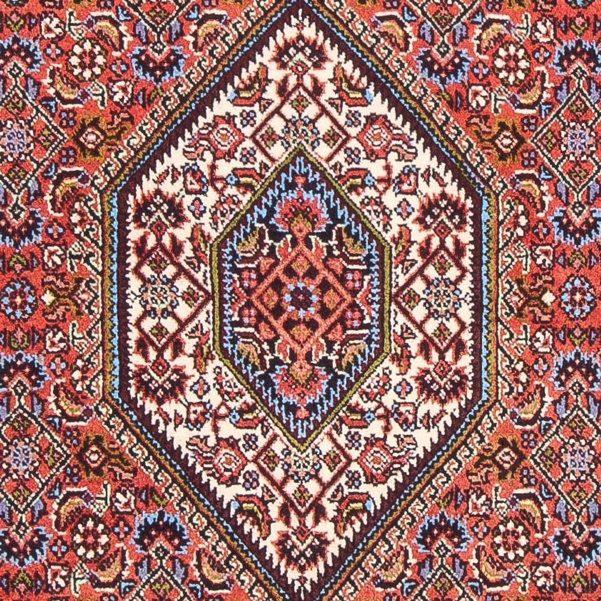 Perzisch tapijt - Bijar - Koninklijk - 138 x 84 cm - rood