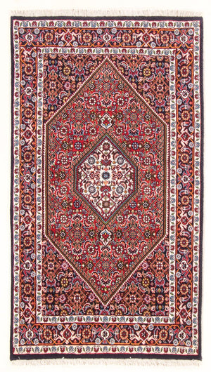 Perzisch tapijt - Bijar - Koninklijk - 138 x 83 cm - rood
