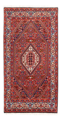 Perzisch tapijt - Bijar - Koninklijk - 146 x 83 cm - rood