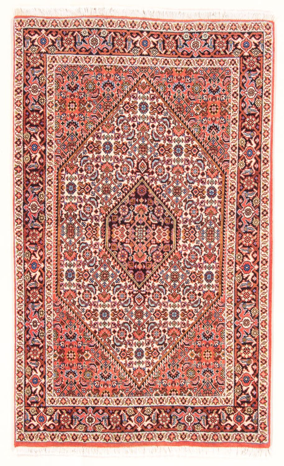 Perzisch tapijt - Bijar - Koninklijk - 135 x 84 cm - rood