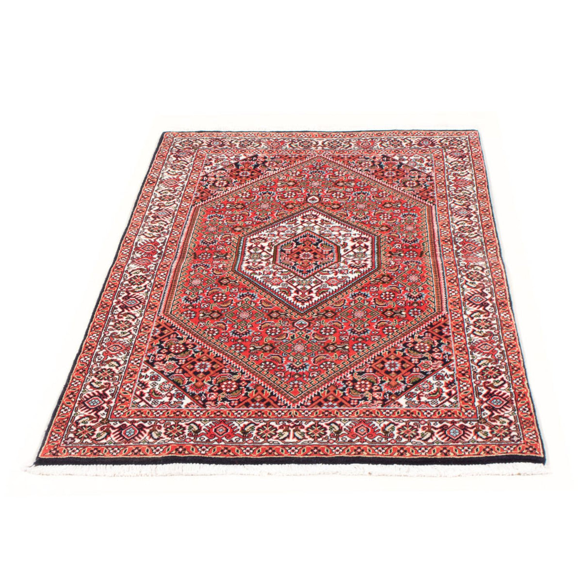Perzisch tapijt - Bijar - Koninklijk - 138 x 83 cm - rood