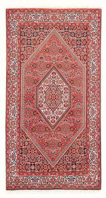 Perzisch tapijt - Bijar - Koninklijk - 155 x 85 cm - rood