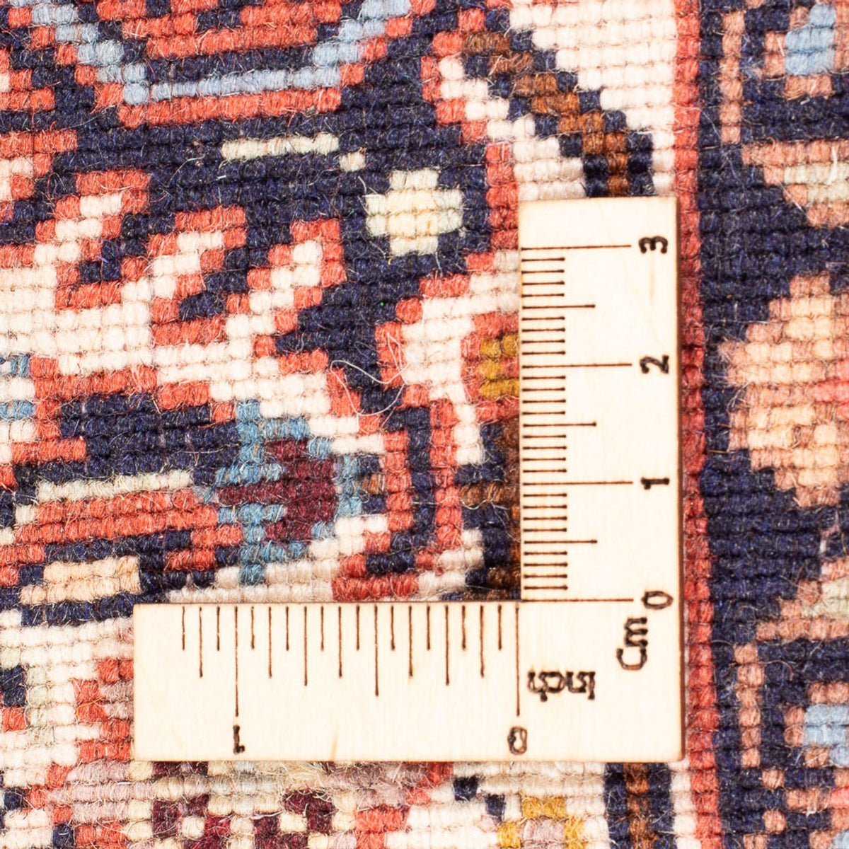 Perzisch tapijt - Bijar - Koninklijk - 136 x 83 cm - donkerblauw