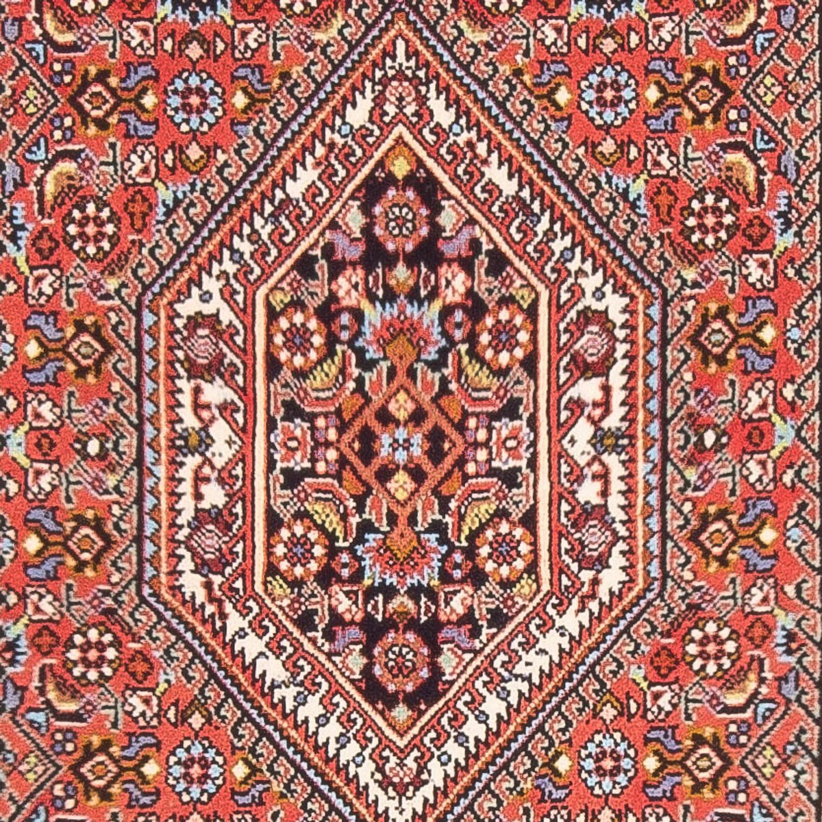 Perzisch tapijt - Bijar - Koninklijk - 147 x 82 cm - rood