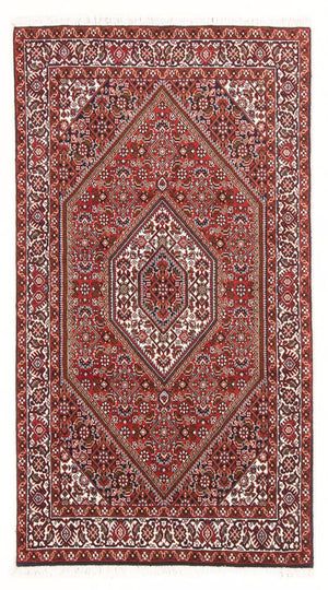 Perzisch tapijt - Bijar - Koninklijk - 141 x 82 cm - rood