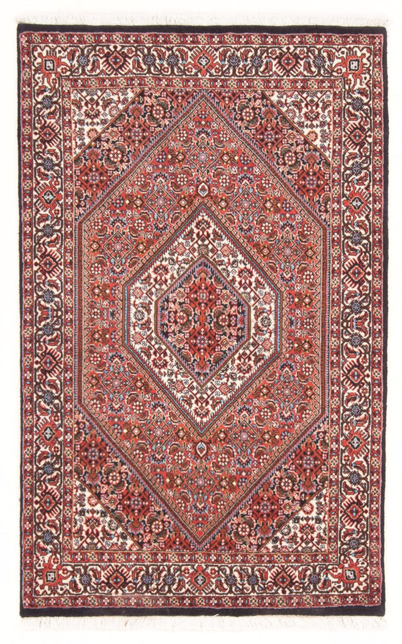 Perzisch tapijt - Bijar - Koninklijk - 134 x 88 cm - rood