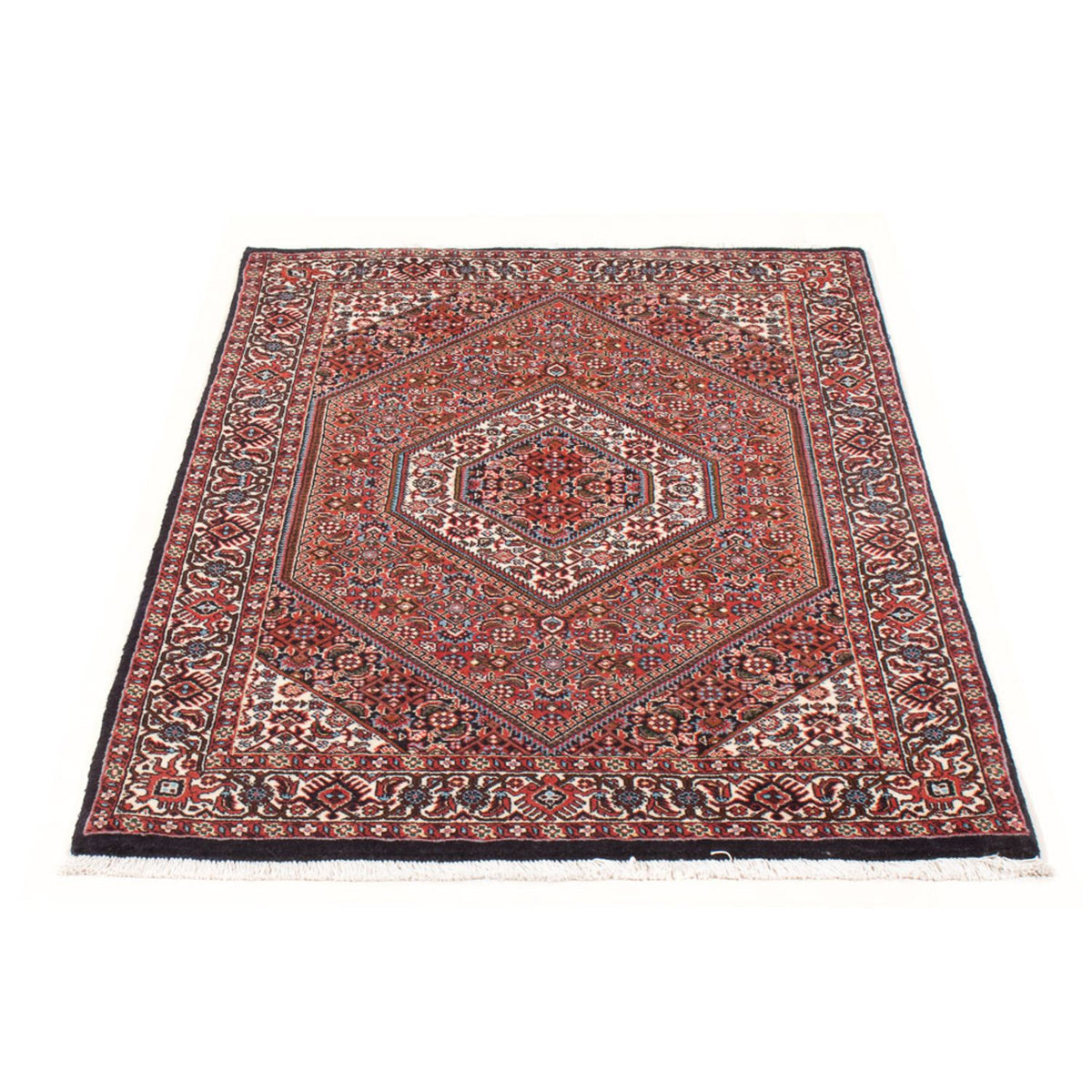 Perzisch tapijt - Bijar - Koninklijk - 134 x 88 cm - rood
