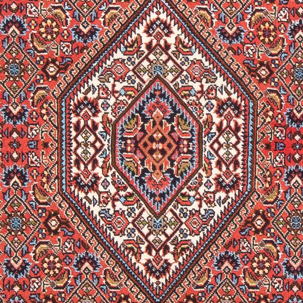 Perzisch tapijt - Bijar - Koninklijk - 143 x 85 cm - rood