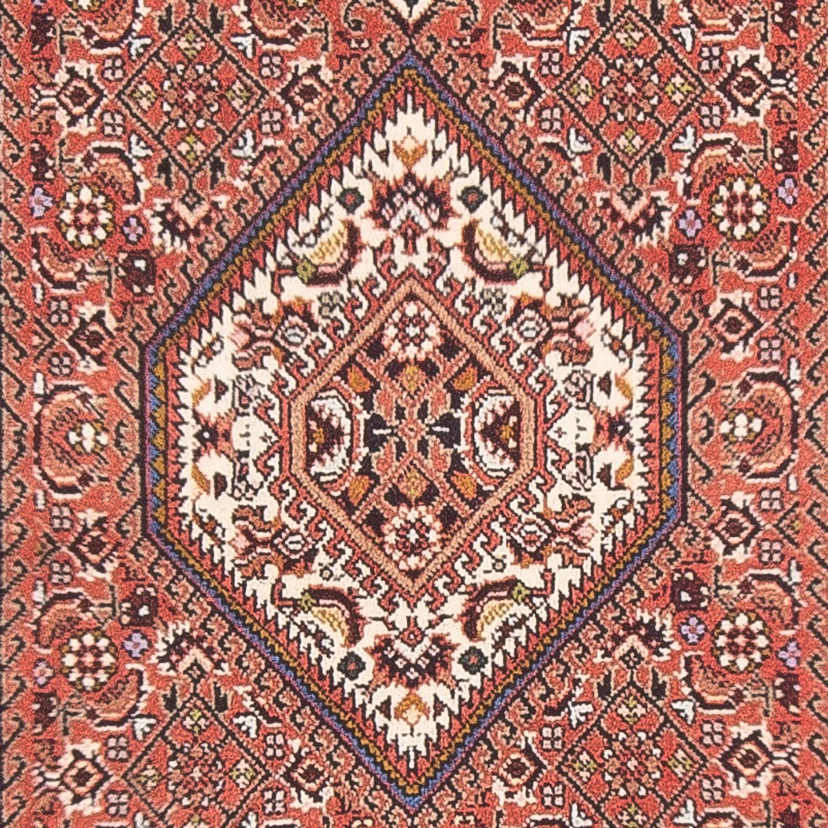 Perzisch tapijt - Bijar - Koninklijk - 140 x 83 cm - rood