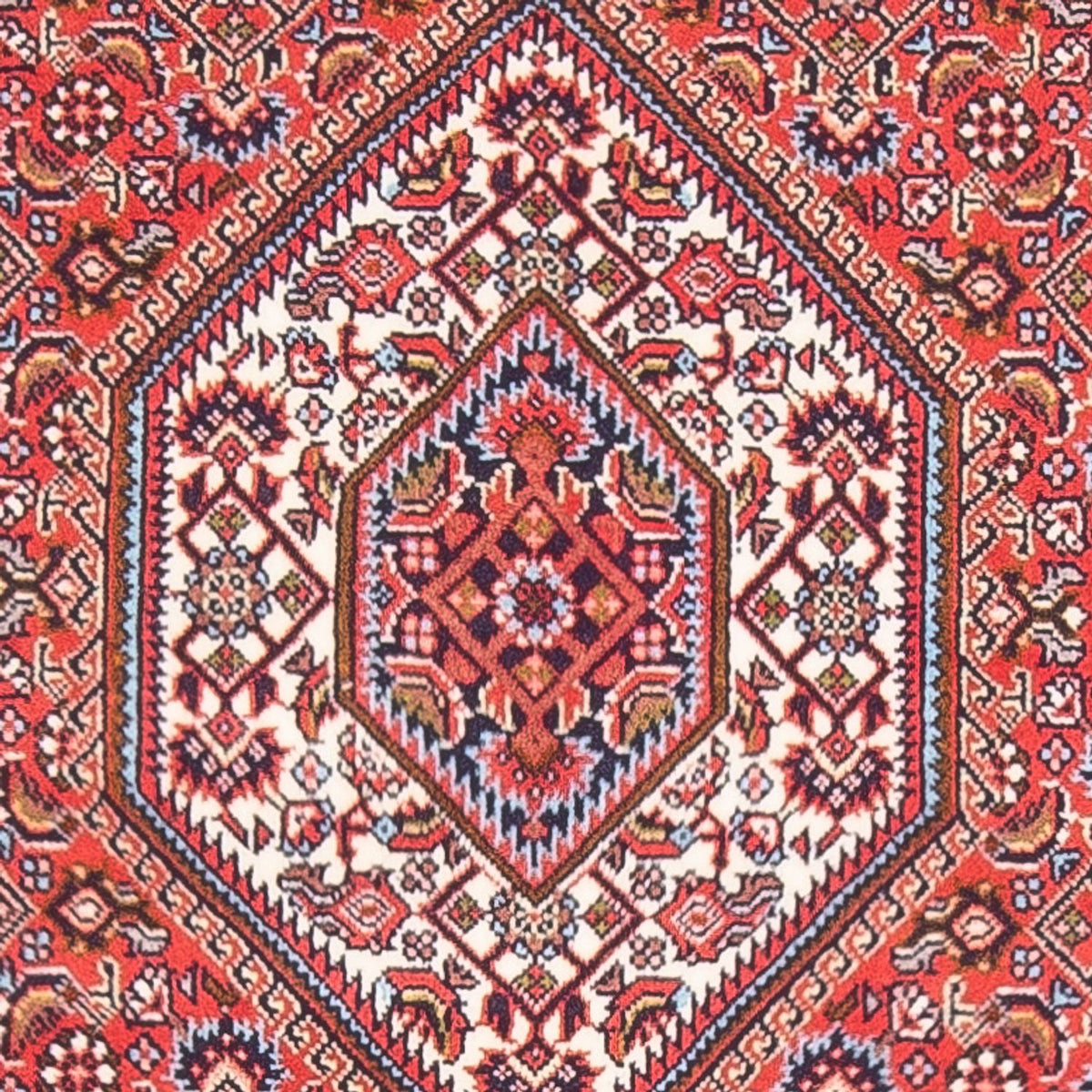 Perzisch tapijt - Bijar - Koninklijk - 130 x 86 cm - rood
