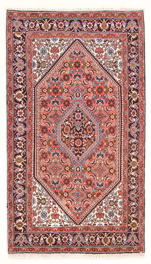 Perzisch tapijt - Bijar - Koninklijk - 143 x 85 cm - rood